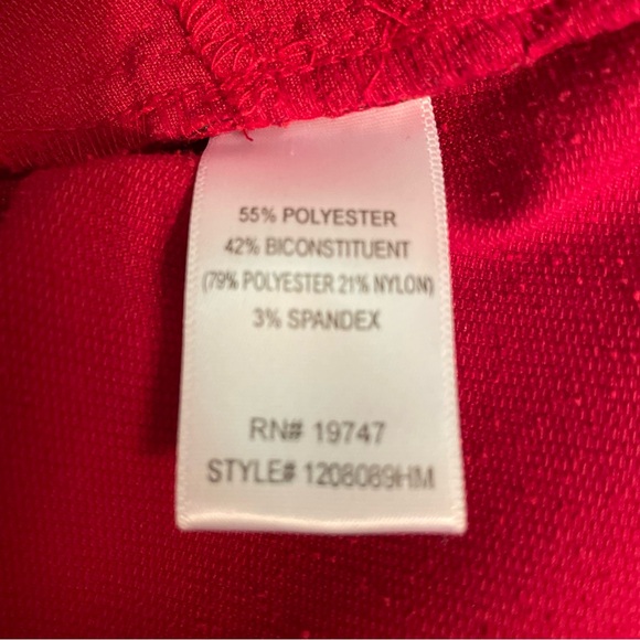 Red Blazer by Counterparts. Size 10 casual/holiday/classic style - Picture 12 of 13